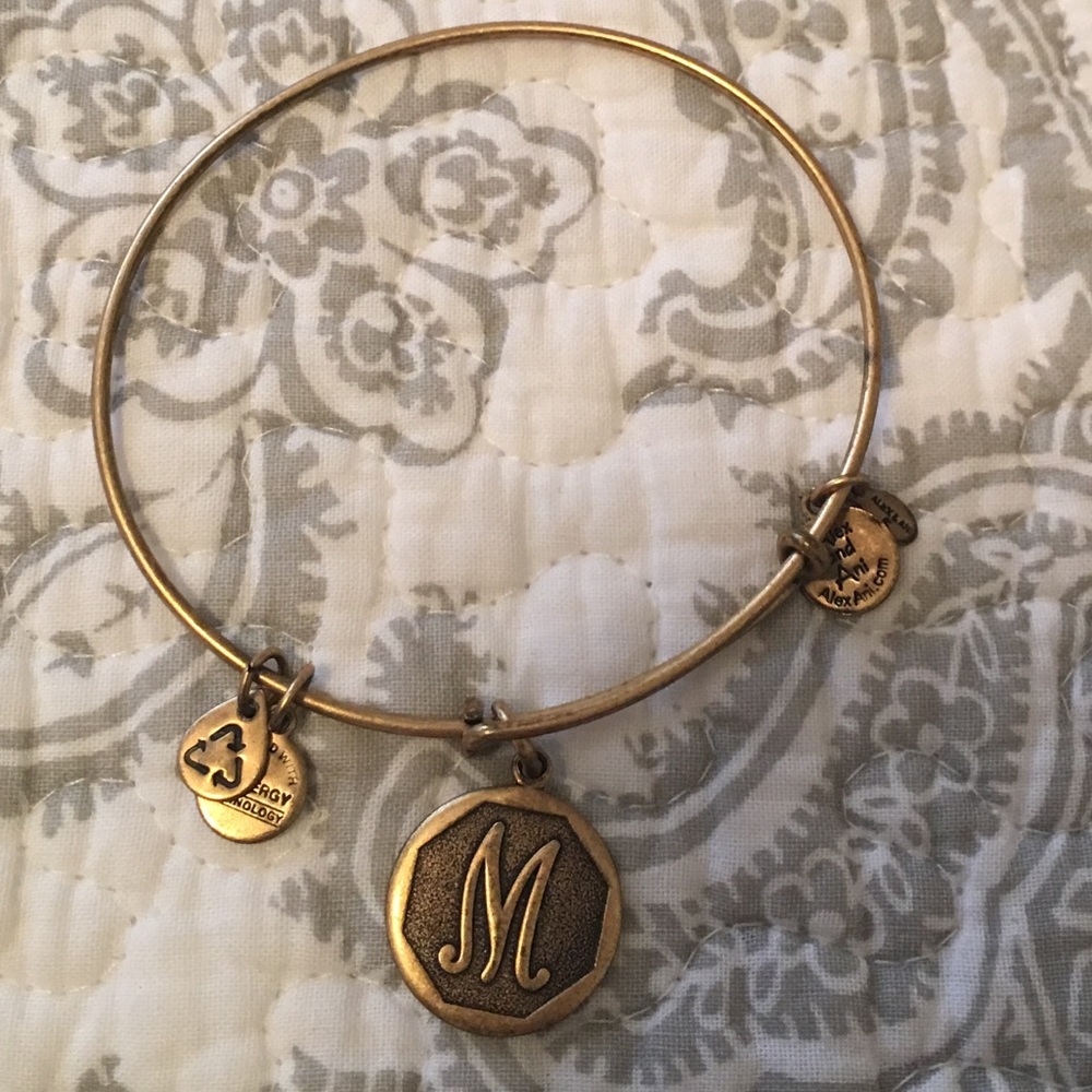 Alex and Ani Initial M Bracelet